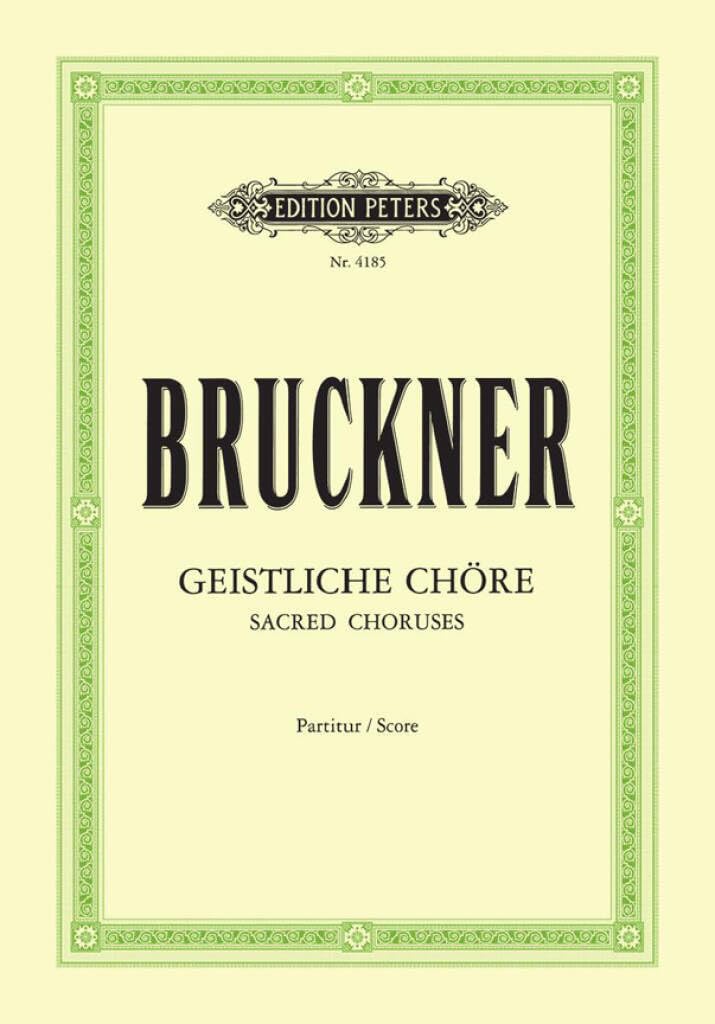 10 Sacred Choruses (Motets): Mixed Choir (4-8 Parts), some with T Solo/3 Trb./Org.; 1 for Male Choir & 4 Trb.