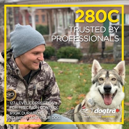 Dogtra Canada 280C Waterproof 127-Level Precise Control LCD Screen .80KM Remote Training Dog E-Collar - Image 5