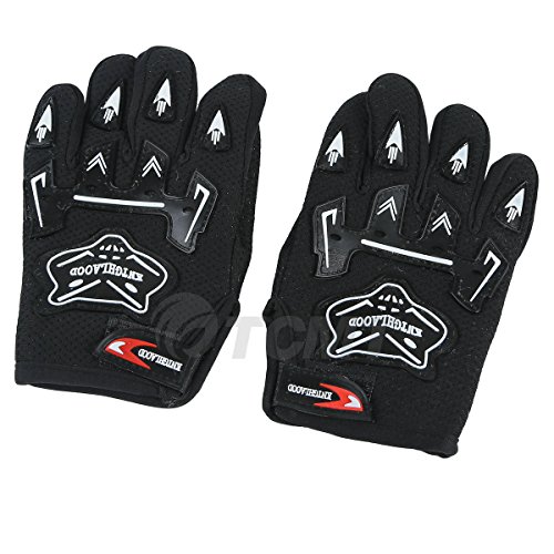 image for TCMT Dot Youth & Kids Motocross Offroad Street Helmet Black Skull Moto