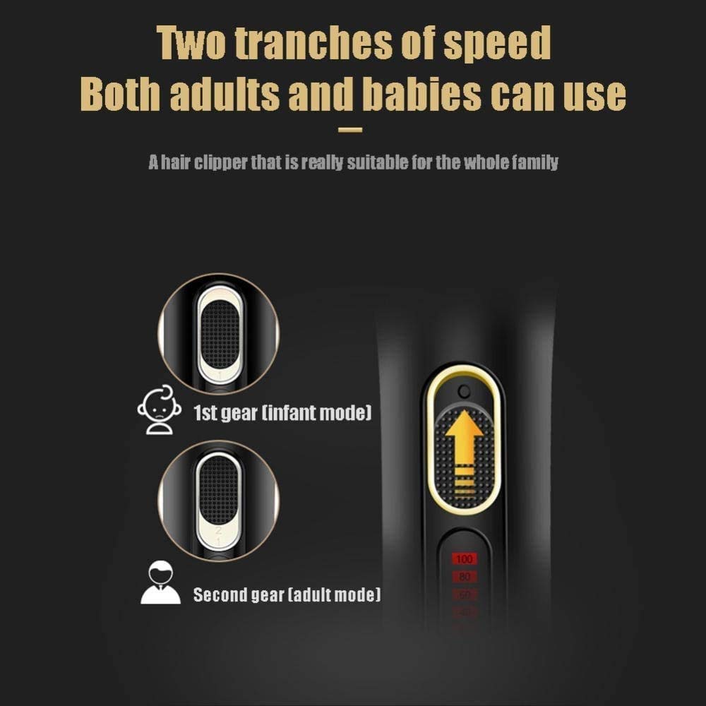 Clippers per Capelli da Uomo, Clippers per Capelli Cordless per Uomo 4 Guida pettini a casa Mens Leggero Capelli Trimmer per Capelli Capelli per Capelli Capelli per la Famiglia