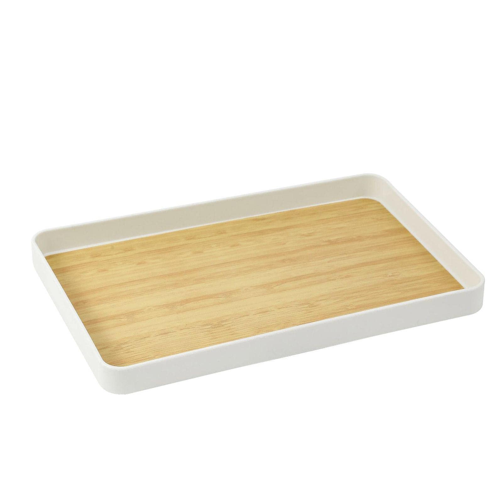 Food Serving Tray - Rectangular Food Trays - Dinner Tray for Entertaining, Charcuterie Platters for Eating, Drinking, Tea, Coffee, Sushi, Desserts, Fruits