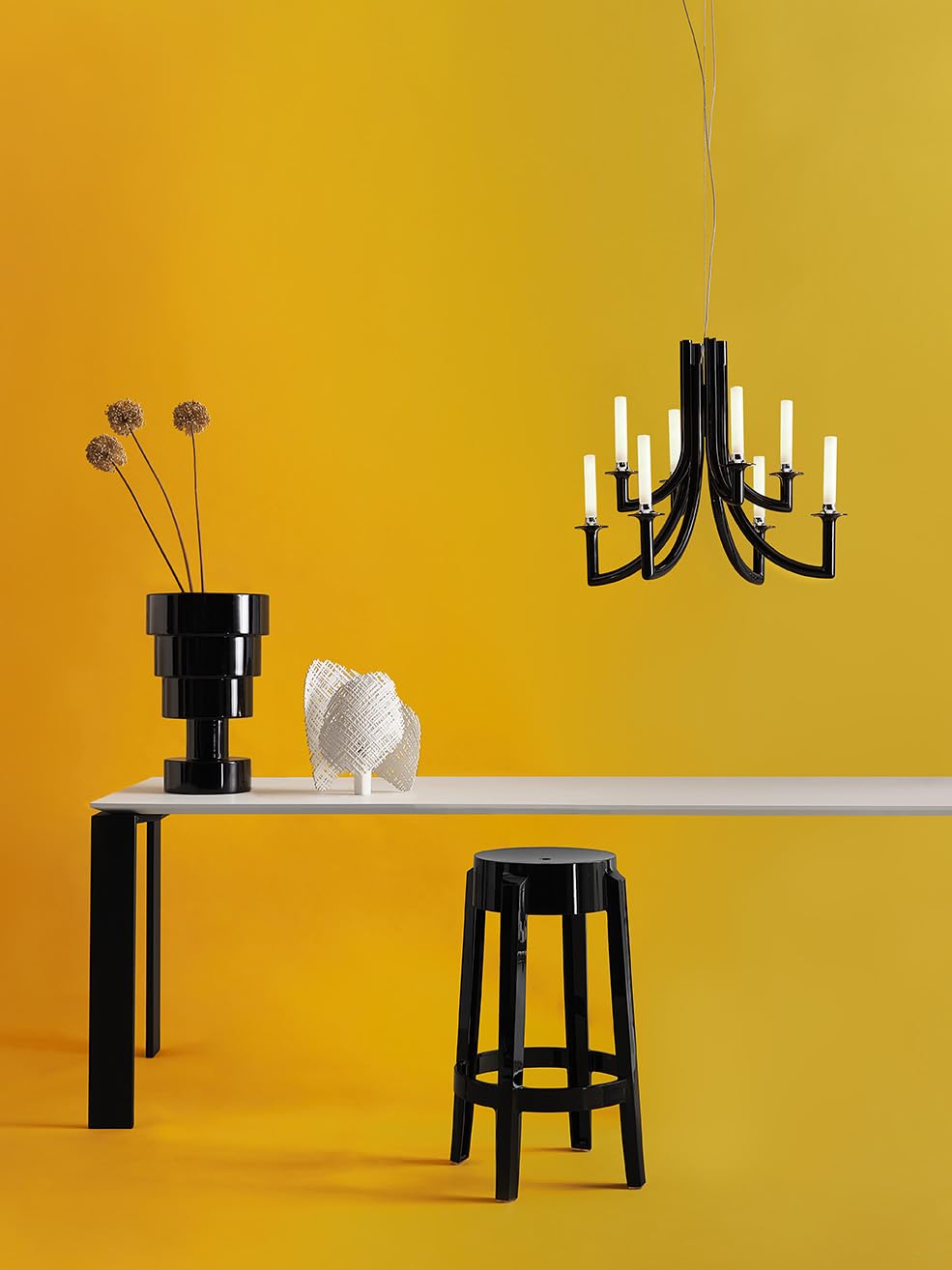 Amazon.co.jp: Kartell(カルテル) スツール 『CHARLES GHOST