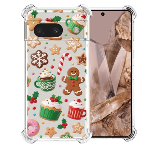 Coque Google Pixel 8A Noël antichoc évite les casses et rayures avec style transparent