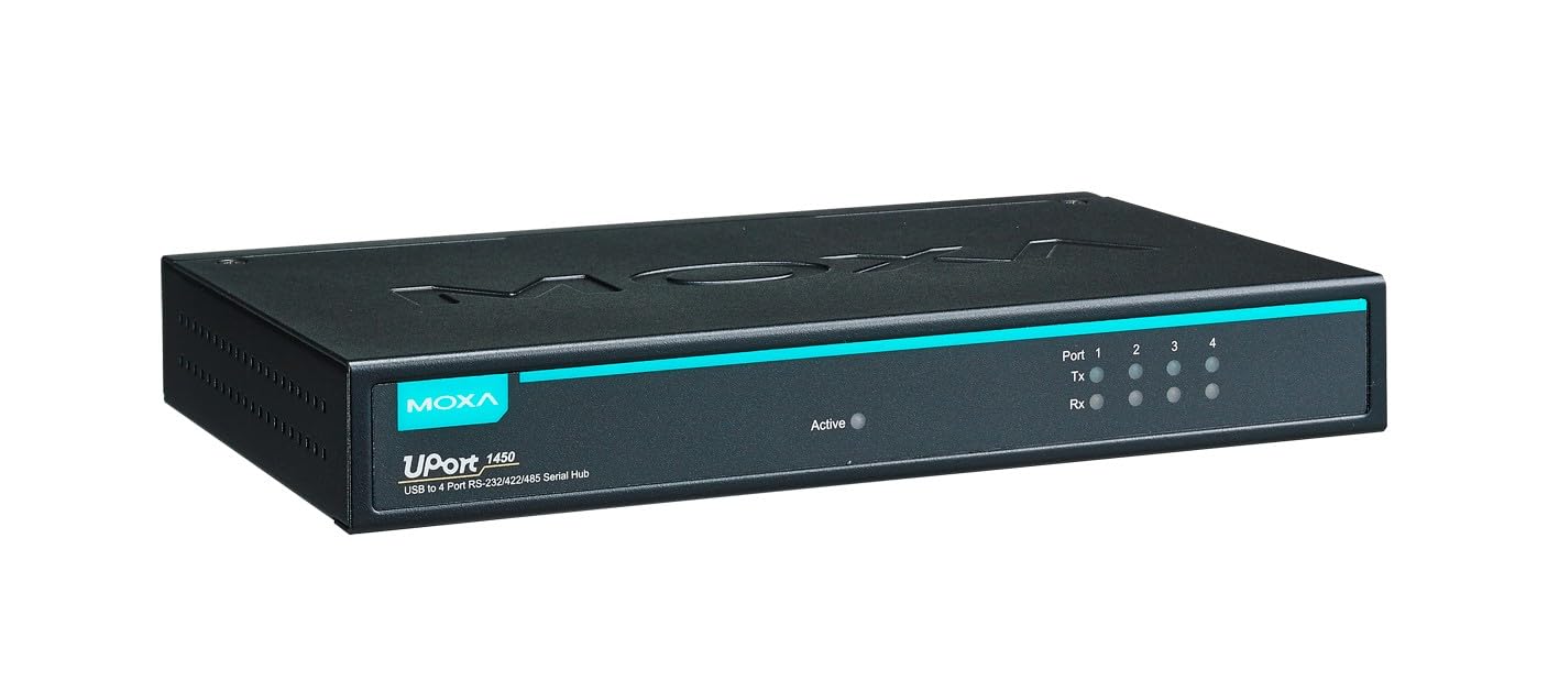 MOXA UPort 1450I USB to 4-Port RS-232 422 485 Serial Hub USB 2 0 hi-Speed 921 6Kbps 15KV