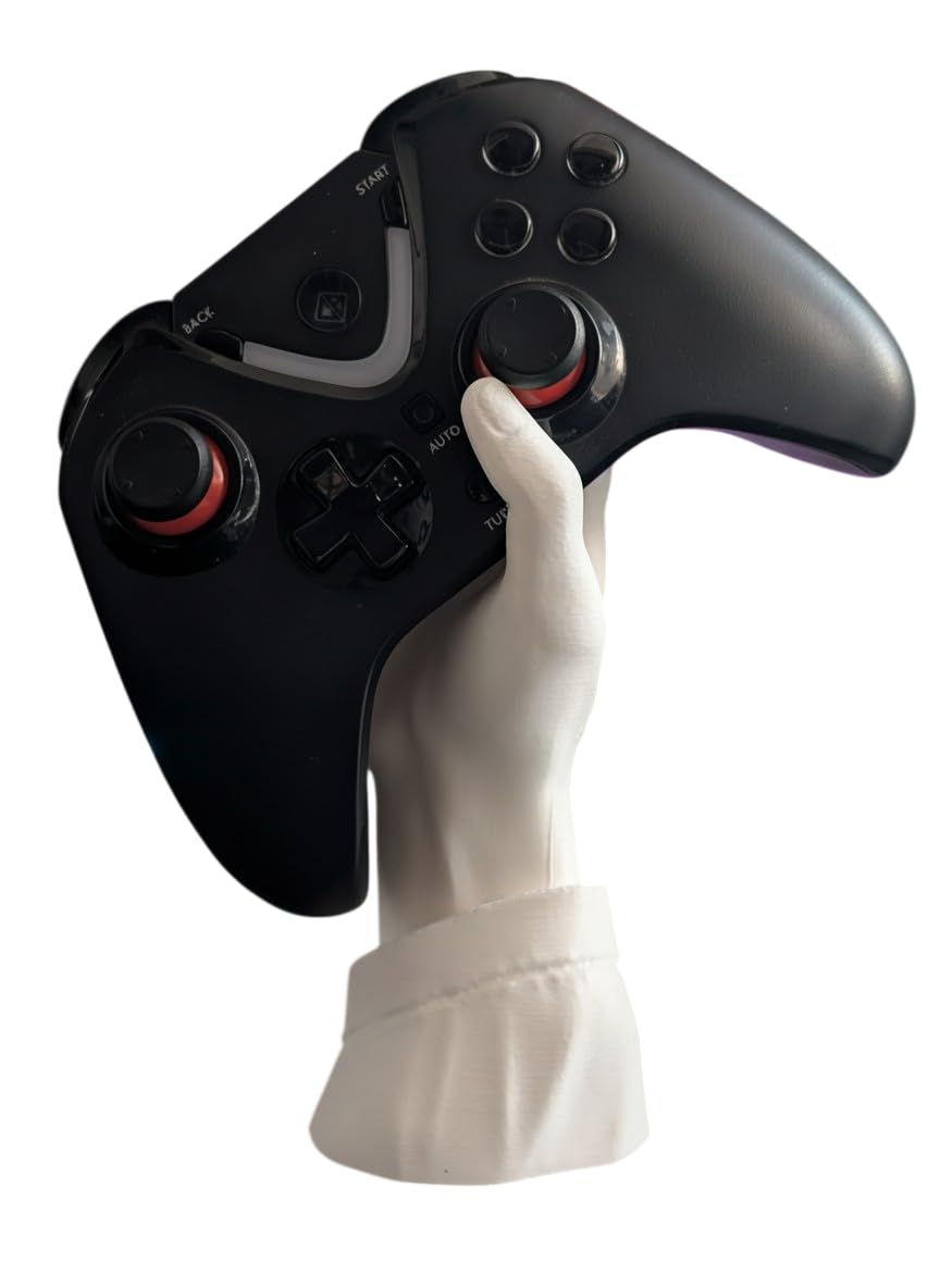Gaming Controller Stand Hand Shape – Multi-Purpose Holder for Gamepads, Rings & Accessories, Desk Organizer for Gamers, Stylish Hand Display Stand (Modern Home & Gaming Setup Decor)