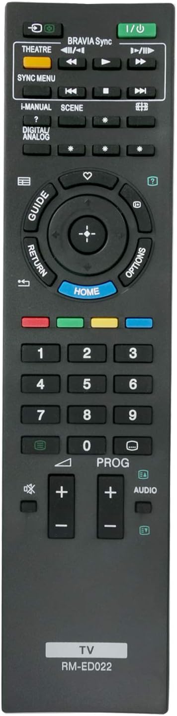 ALLIMITY RM-ED022 Replacement Remote Control for Sony LCD Bravia TV RMED022 KDL-22BX200 KDL-22BX200/W KDL-22EX302 KDL-26EX302 KDL-32BX300 KDL-32BX300U2 KDL-32BX301CEI KDL-32BX32BX301CEI