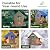Kingsyard 4 lbs Large Bird Feeder House for Outdoors Hanging, Recycled Plastic Bird Feeder Hopper with Weatherproof Roof & Capacity Tray for Cardinal Bluebird, Garden Yard Outside Decor, Green