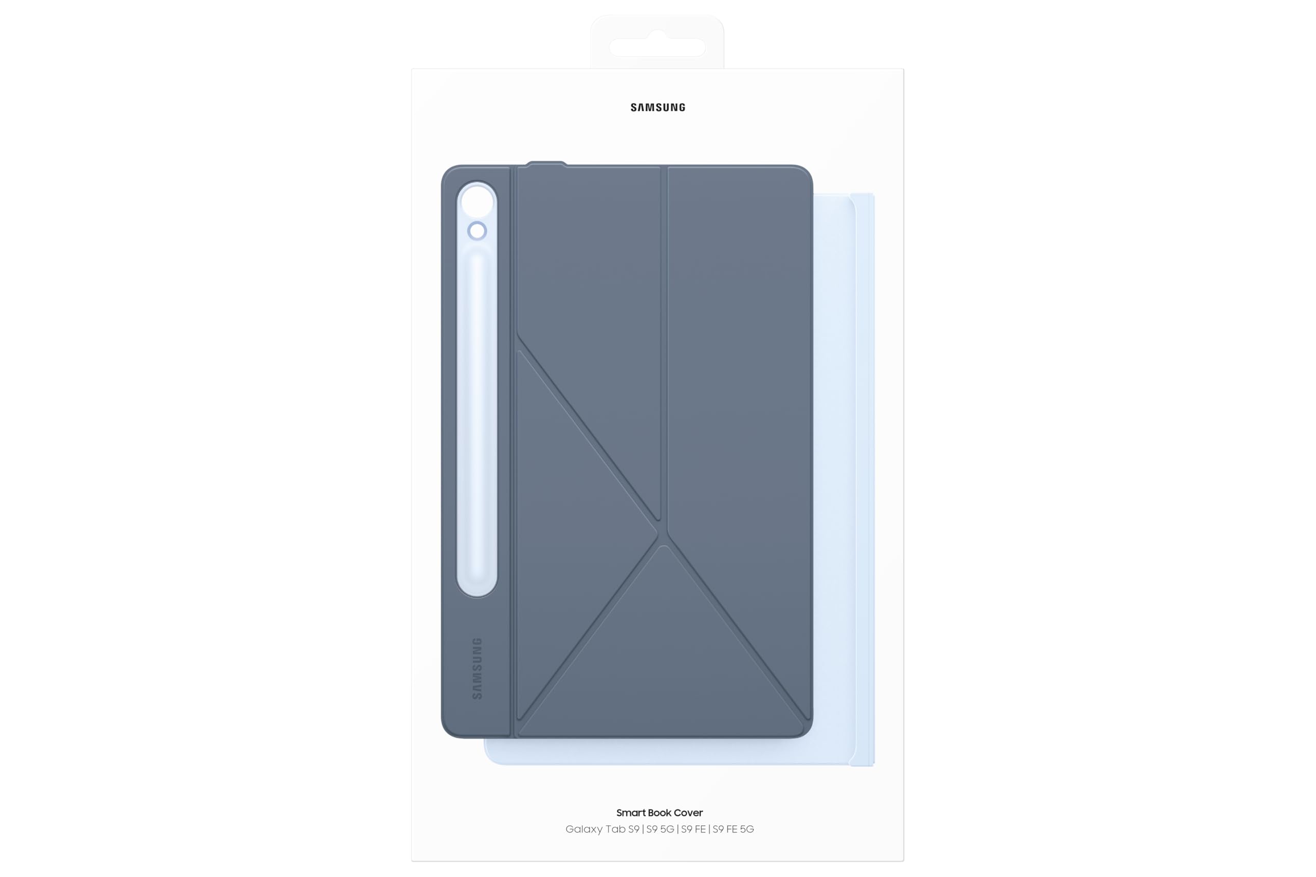 Samsung Smart Book Cover EF-BX710 für das Galaxy Tab S10 Lite, Tab S10 FE, Tab S9 FE, Tab S9, Zweiteiliges Tablet Cover, stilvoller Schutz, praktische Aufstellmöglichkeiten, S Pen Aufbewahrung, Blue