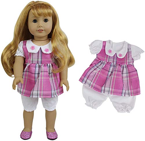 ZITA ELEMENT 8 Sets American 18" Girl/Baby Alive Clothes Dress for 14"-16" & 18" Dolls - Thumbnail 6
