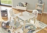 Zeller 13503 Kinder-Aufbewahrungstruhe 'Wolke', MDF, weiß, ca. 58 x 28 x 45 cm, Kindermöbel, Kids, Ordnungstruhe, Truhe