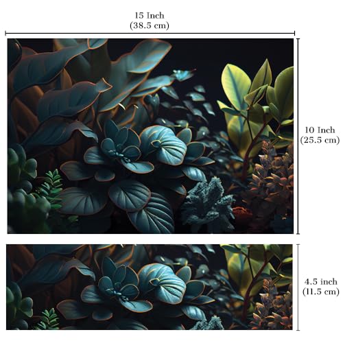 Image of Full Laptop Skin Stickers HD Quality Sticker for Laptops Upto 15.6 inch (Dustproof|Waterproof|Scratchproof|Reusable) - BE GRN Petal FL