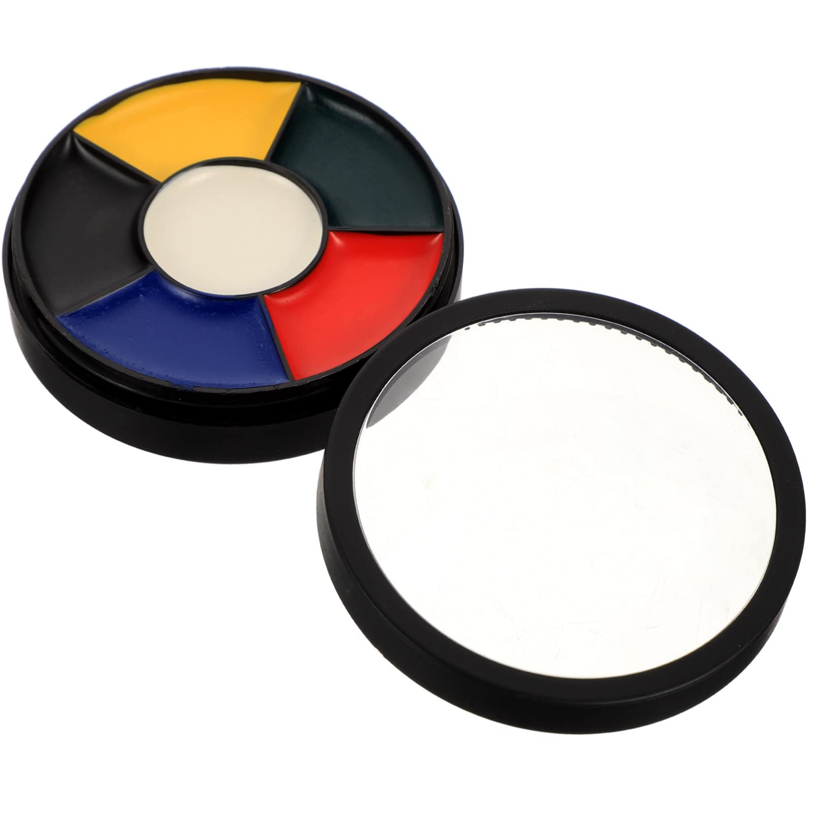 Peinture de maquillage Halloween : kit 4 pièces 6 couleurs avec crémier à col de cygne