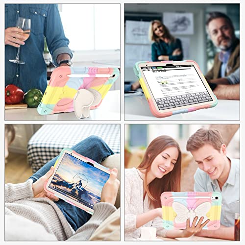 YINLAI for iPad 10th Generation /11th Generation (2022/2025) Case Two Layer Bumper Shockproof Butterfly stand Protective Full Body Kid Cover Case for iPad (A16) 11"/10.9" Gen - Image 4