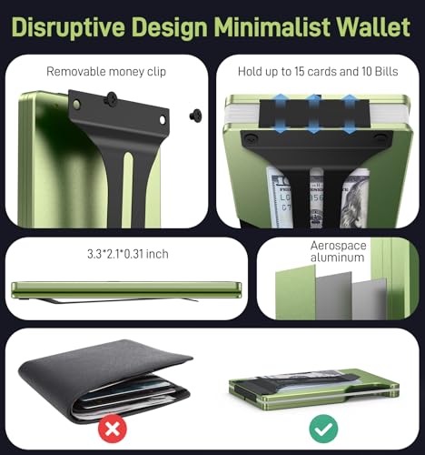 Image of Slim Wallet for Men, Air Wallet Build in Airtag Chip,123456