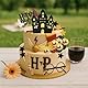 38 Stück Hary Tortendeko Jungen, Wizard Kuchen Deko Kindergeburtstag, Happy Birthday Topper, Cake Topper Set für Kinder Geburtstag Party Kuchen Dekoration Supplies