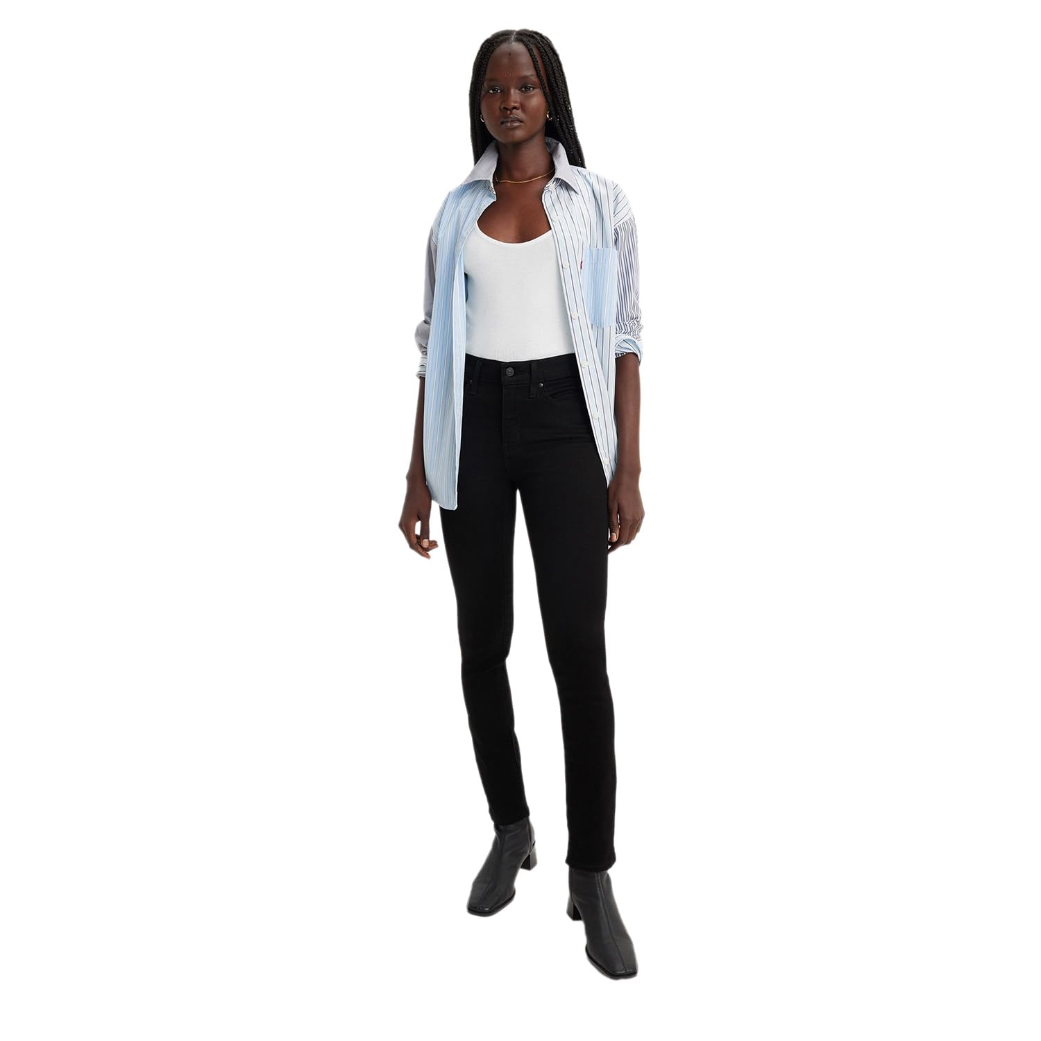 Levi's Women's 311 Shaping Skinny Jeans, Black and Black, 27W / 32L