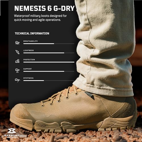 GARMONT TACTICAL Nemesis 6 G-DRY Military and Law Enforcement Tactical Mid Boots for Men and Women, Lightweight, Waterproof, Hiking Shoes2