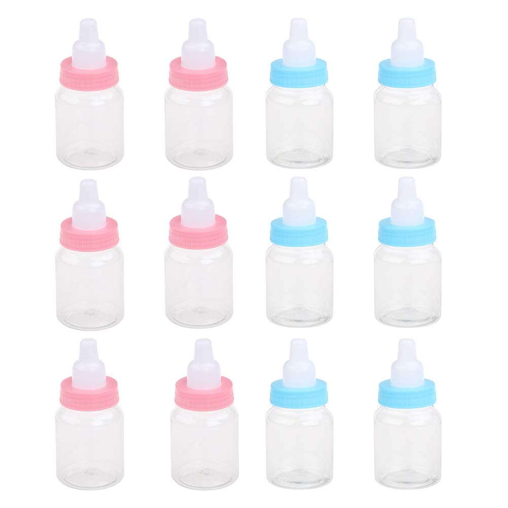 Buy 12pcs Mini Plastic Candy Bottles Tiny Pacifier Bottles Baby Shower