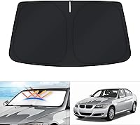 Vista 18 de KUST Parasol para parabrisas para BMW X1 F48 2016, 2017, 2018, 2019, 2020, 2021, 2022, accesorios de ajuste personalizado, parasol plegable