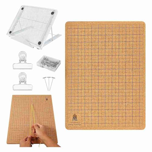 Tablero de macramé de 12 X 16 pulgadas para tejer pulseras cómodamente en casa 2