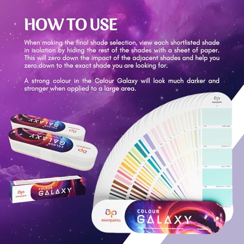 Image of Asian Paints Colour Galaxy Shade Cards | Exciting Selection of Colors | Shade Card for Home & Interiors | Perfect Tool to Design Your Home
