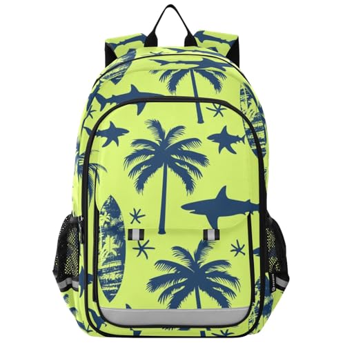 Sac à dos planche de surf protège ordinateur portable et fournitures d'école