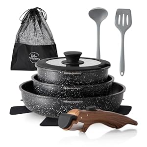 Kitchen Academy KA-CS01 Topf- & Pfannenset 10tlg