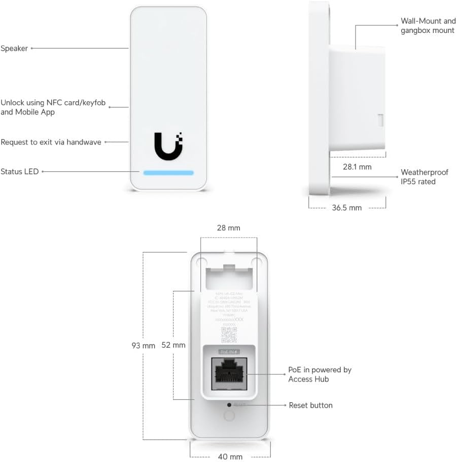 Ubiquiti UA-G2 Access Reader G2