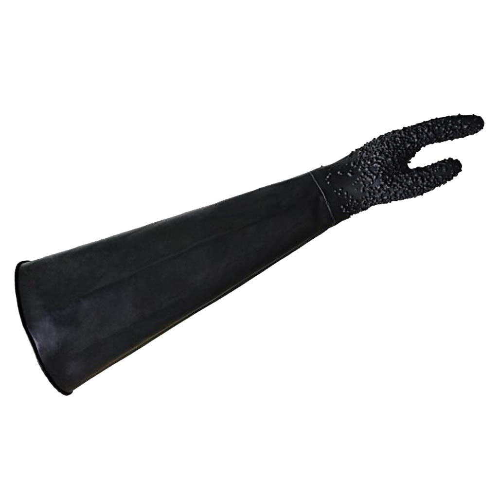 Guantes protectores, guantes de jardinería, guantes de chorro de arena de 27 pulgadas, guantes de chorro de arena, guantes de trabajo resistente, guantes de gabinete, superficie de partículas, guantes
