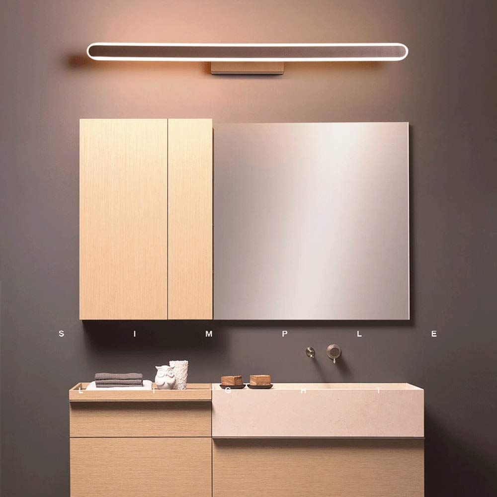 Moderne Spiegelfrontleuchte, Badezimmerspiegellampe, Schminkspiegelleuchte, LED-Licht ohne Flimmern, einfache Installation, Spiegelfrontbeleuchtung, 23 W