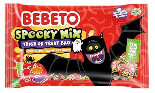 Bebeto Halloween Spooky Mix Multipack - Individually Wrapped Fun Size