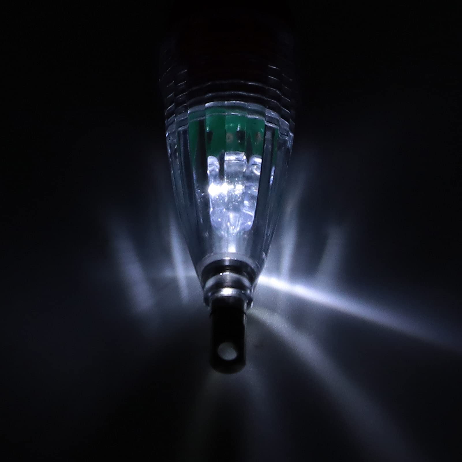 Deep Drop Form Led Fishing Lure Light with 670 Hours of Battery Life for the Attraction of Fishing in Dark Waters for (Without Hook)