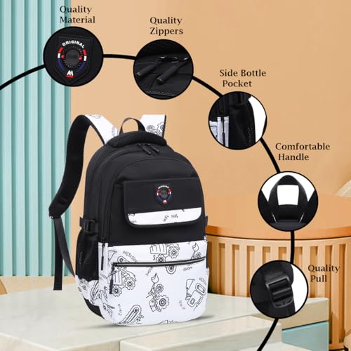 Image of Tinytot 30 Litre, Stylish & Trendy Water Resistant Hi Storage School Collage Travel Laptop Backpack Bag for Boys, Girls, Mens & Womens, 20 Inches