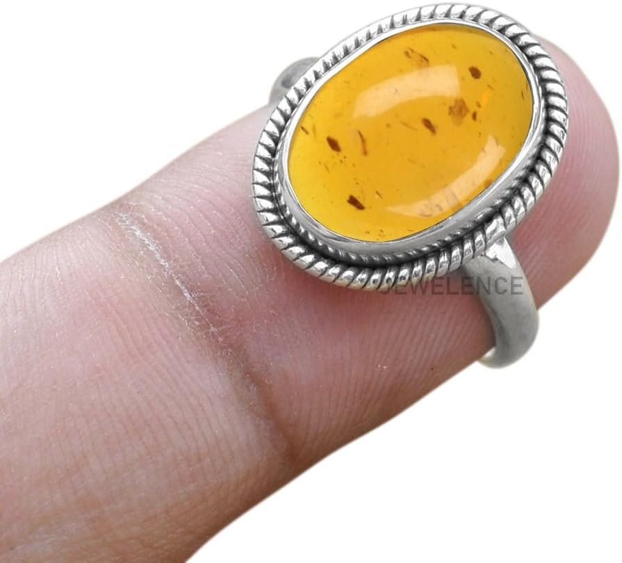 925 Sterling Silver Ring For Womens Natural Gemstone Ring Sterling Silver Engagement Ring Oval Gemstone Ring