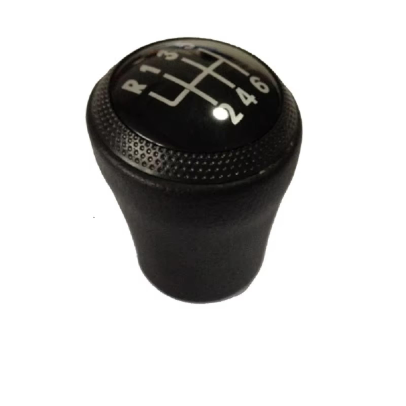 HILLAR Car Gear Stick Knob for A6 C5 A4 B5 A8 D2 Covered Leather 5speed 6gear Car Shift Gear Knobs(6speed)