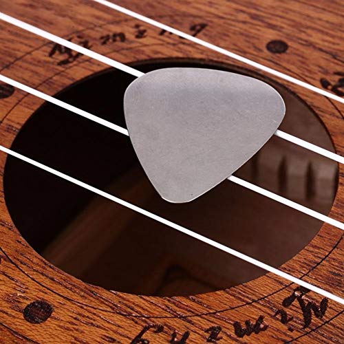 Dmsc . 100pcs Argent Guitare électrique Médiator Guitare métal Choix Basse en Acier Inoxydable No Logo Impression Forme… - Les Beatles, Paul McCartney, John Lennon, RIngo Starr, George Harrison Dmsc . 100pcs Argent Guitare électrique Médiator Guitare métal Choix Basse en Acier Inoxydable No Logo Impression Forme… – Image 4