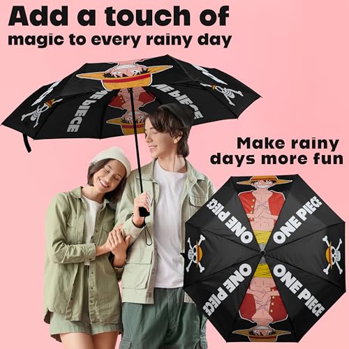 Image of Get Trend Super Mario One Piece Hello Kitty Kids Windproof Travel Umbrella