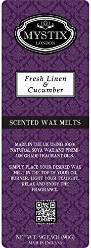 Mystix Fresh Linen & Cucumber Wax Melt, 90g