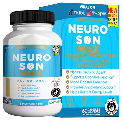 Image of Neuro Son Max Extra Strength, All Natural Dietary Supplement, 60 Capsules, 30-Day Supply (1)