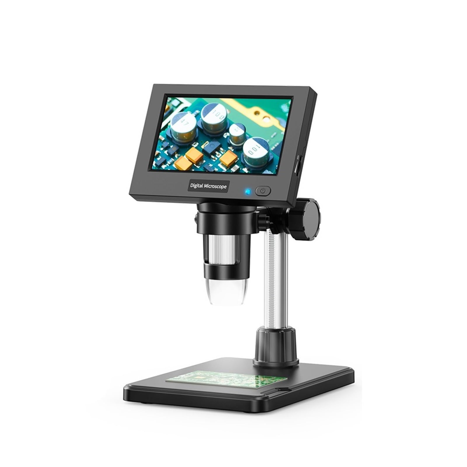 4.3"IPS Digital Microscope With 8 LEDs1000X Magnification Coin Microscope USB Electronic Microscope Camera For PCB Soldering