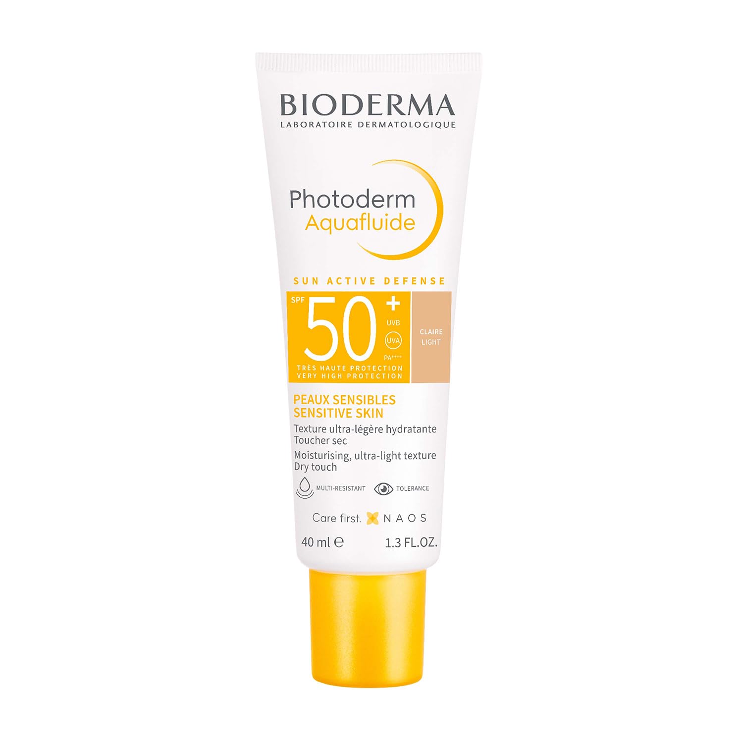 Bioderma Photoderm Aquafluide Claire SPF 50+ PA++++ Tinted Sunscreen for All Skin Types | In Vivo Tested