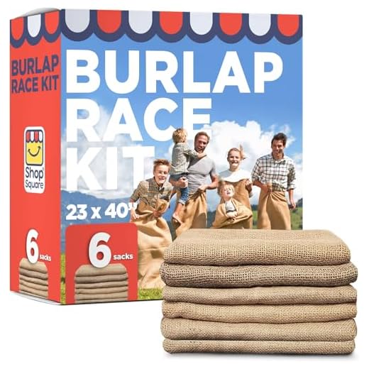 25+ Must-Try Fall Festival Games for All Ages 3 Shop Square Potato Sack Race Bags, 23x40 - Set of 6, Fun Burlap Sacks for Kids & Adults, Perfect for Field Day, BBQs, Picnics, Parties & More