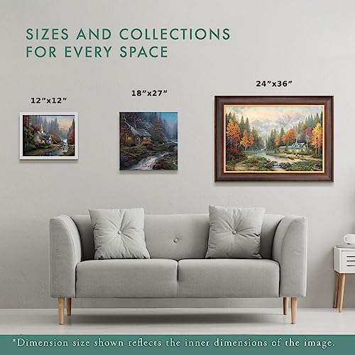 Thomas Kinkade Studios Santa's Workshop 14 X 14 Gallery Wrapped Canvas #TOP2