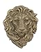 Cast Iron Lion Head Hanging Garden Plaque