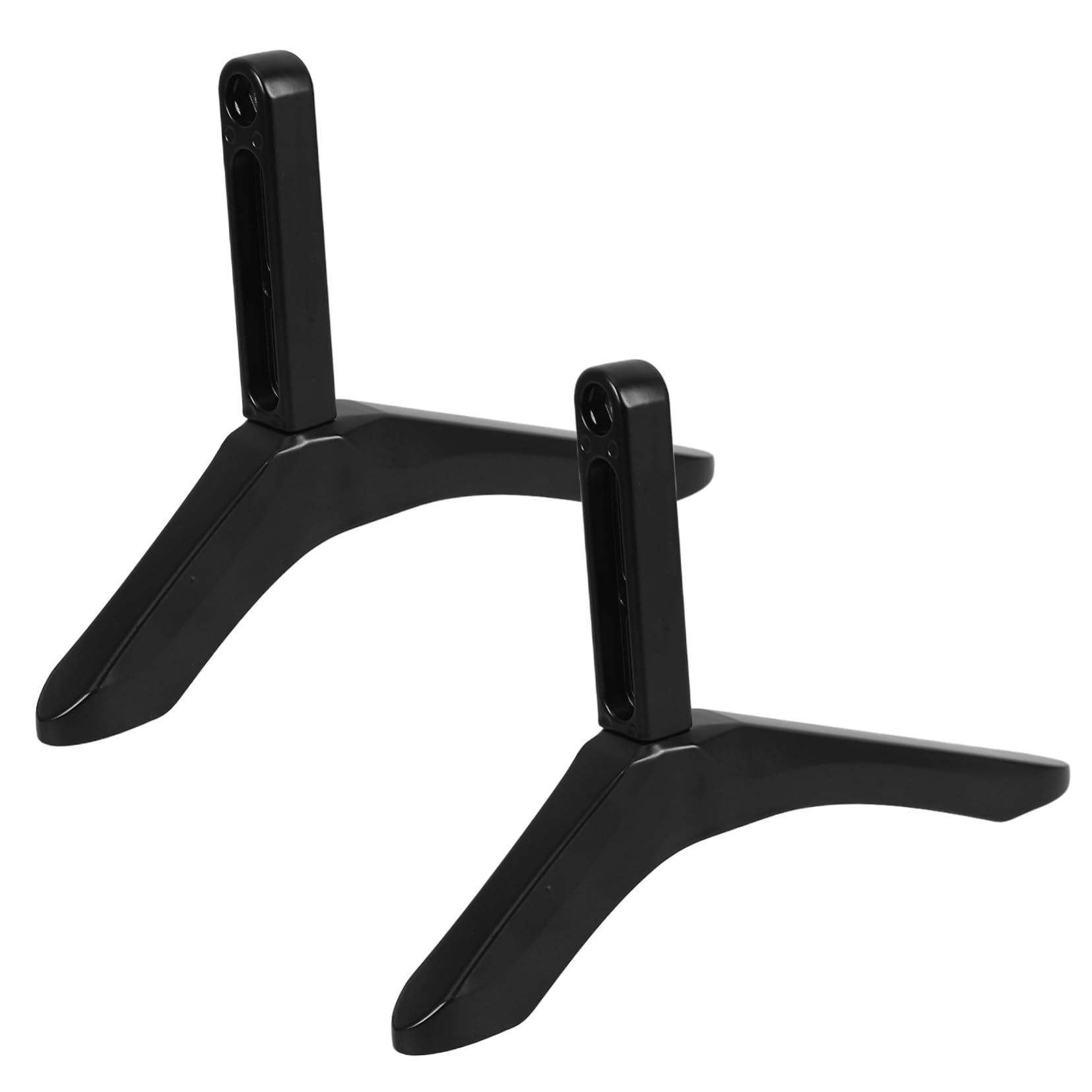 Support TV stable résolvant le problème de place sur les meubles de bureau étroits - 8