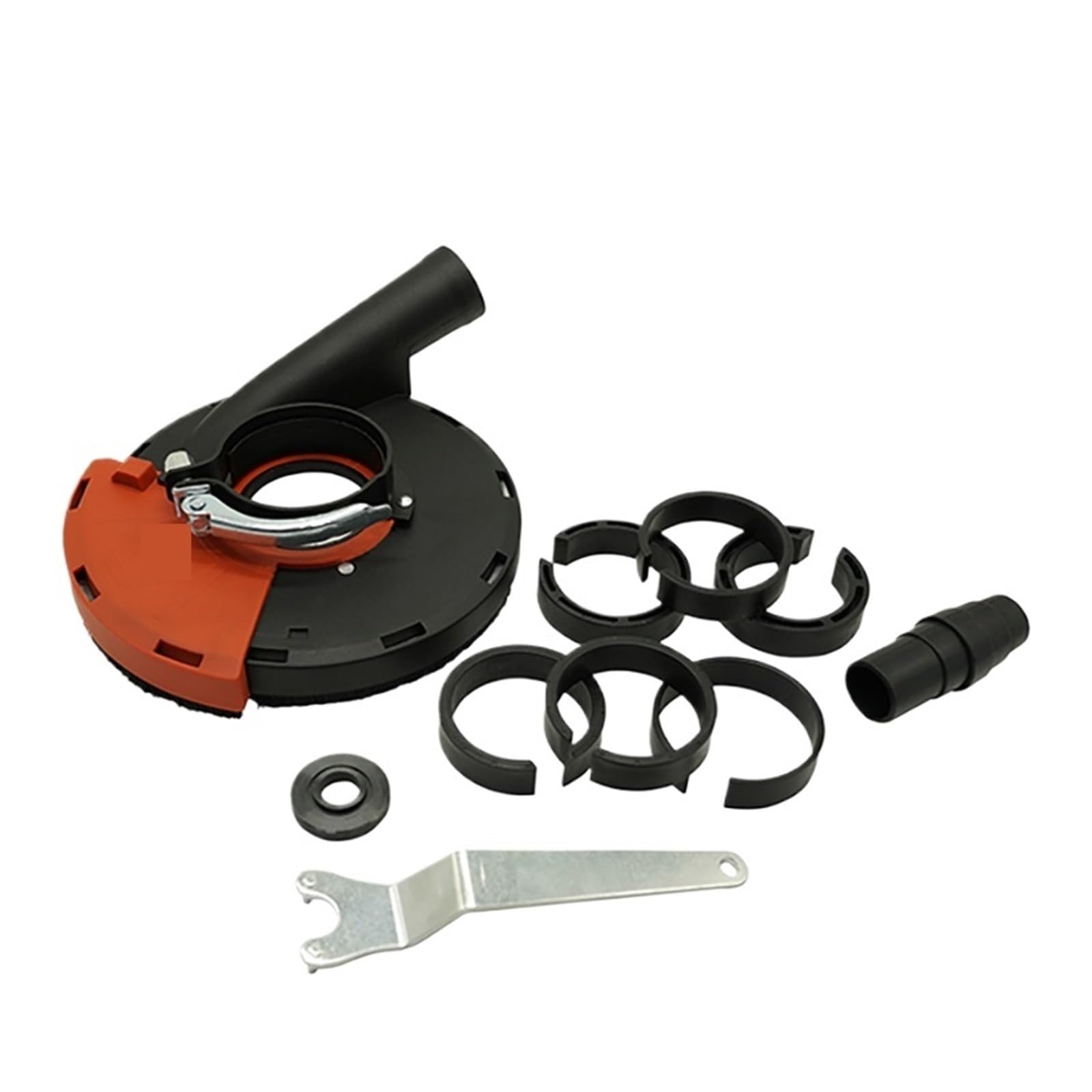 Zklgs 180Mm Dust Shroud Grinder Dust Shroud, 180Mm/ 7 Inch Grinding Dust Shroud For Angle Grinder Dust Collector Concrete Stone Dust Collection Gt119180c
