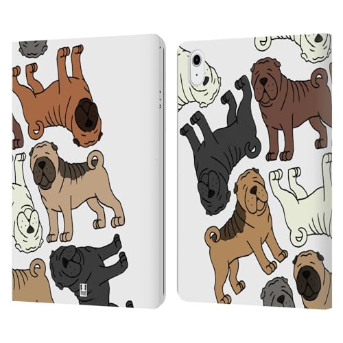 Protection iPad Air 11 étui portefeuille cuir compatible modèle 2020-2025