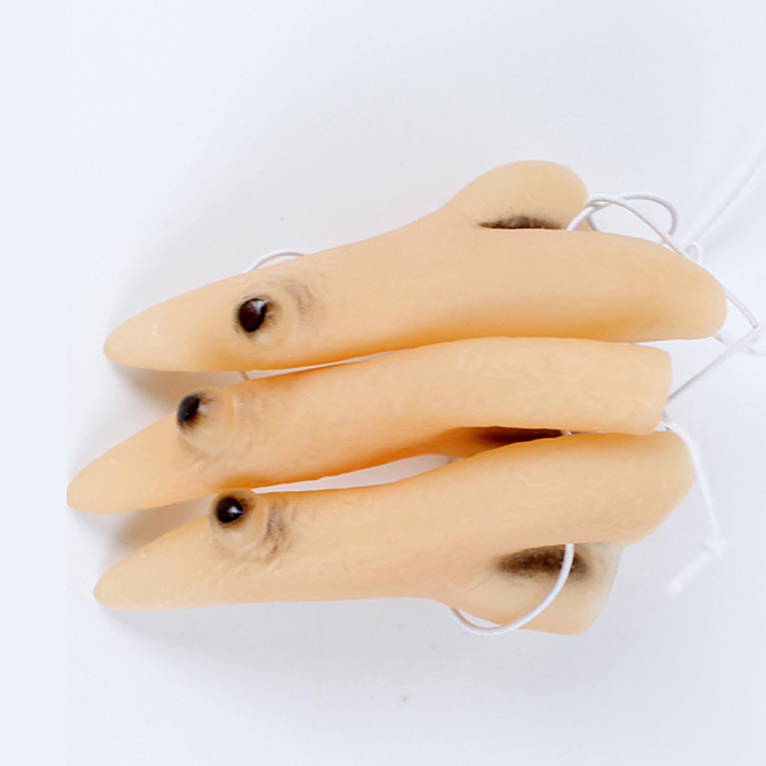 JNAWA Halloween Fake Witch Nose Wicked Witch Long Nose Latex Nose Halloween Accessories Novelty Party Props for Halloween Masquerade Cosplay (3 Pieces) - Image 3
