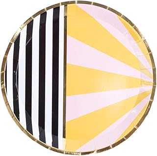 Jollity & Co Party Supplies | Mod About You Dessert Plates | Great For Easter, Baby Showers, Retro Parties, Event And Birthday Decorations | Paper, 8 Pack