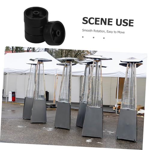 Toddmomy Heizstrahler Räder: Heizstrahler Rollen Mit 61mm Durchmesser Mobile Ersatzteile Für Gasheizer Universelle Räder Für Garten Und Terrasse